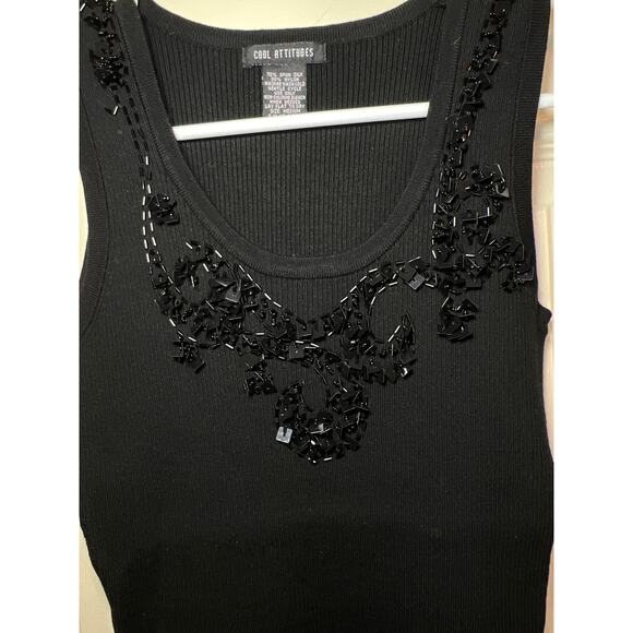 Cool Attitudes Ribbed Knit Top Size Medium - Picture 3 of 5